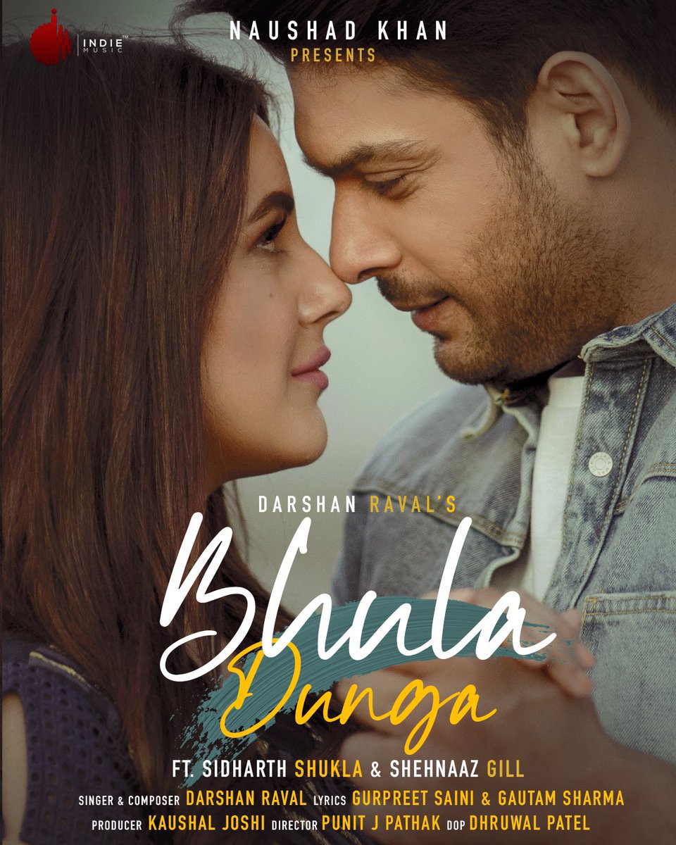 Are You Ready to witness #SidNaaz undeniable chemistry in the love ballad ‘BHULA DUNGA’
(Coming very very soon)
.
#Darshaners #Bluefamily #MyfansMyFamily #Spreadlove #BestFansEver #BhulaDunga #BhulaDungaFirstLook