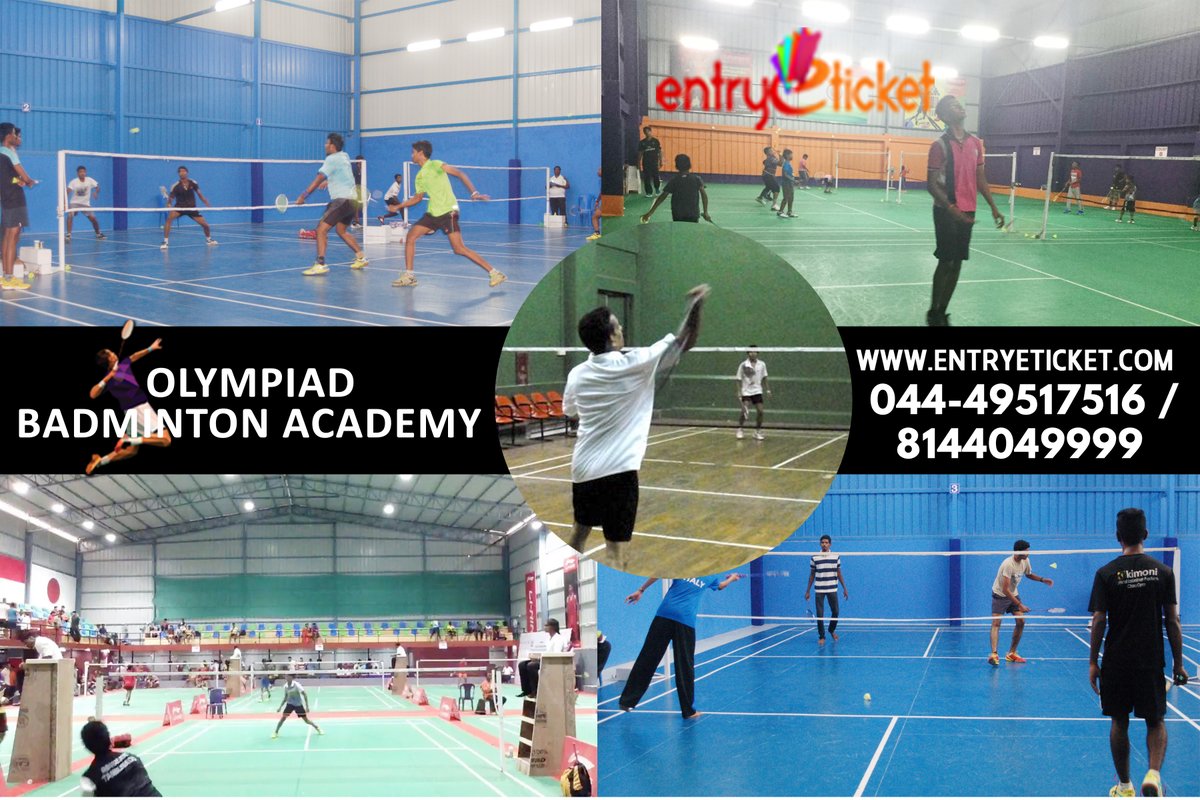 Olympiad badminton academy in chennai..
Join now: entryeticket.com/sports/olympia…

#olympiad #sports #badminton #sportscoaching #entryeticket #chennai #shuttle