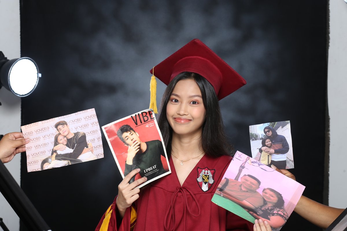 Ohmydonato's tweet photo. For almost 5 years, ikaw yung naging inspiration and motivation ko (pati parents ko hehe) Thank you! Although hindi pa ako nag-gragraduate dahil sa nangyayari, still i'm claiming it. 🥺❤️ Thank you, love! @donnypangilinan https://t.co/qegO8LD9TH