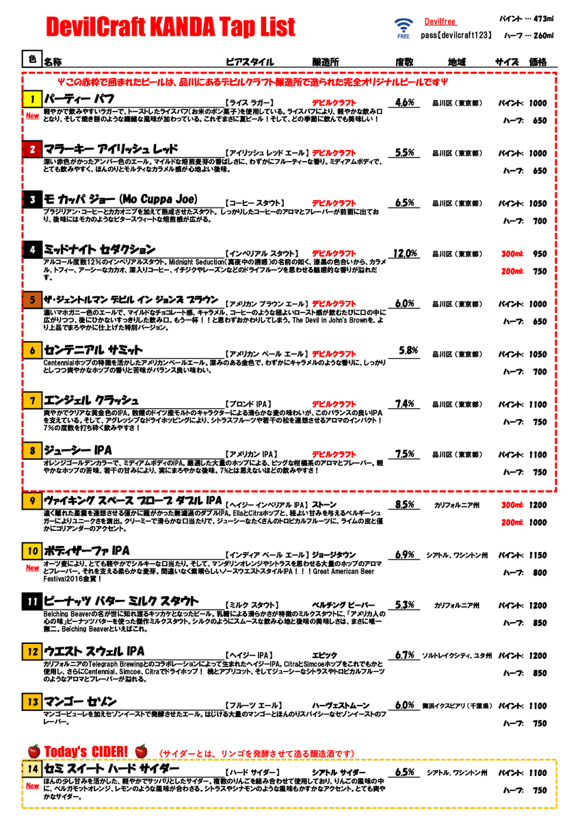 Devilcraftjp's tweet photo. 【2020,3,17,Tue】
おすすめビール！ボディザーファ IPA　6.9%

オーツ麦により、とても軽やかでシルキーな口当たり。そして、マンダリンオレンジやシトラスを思わせる大量のホップのアロマとフレーバー。素晴らしいビール！
それでは、本日も皆様のご来店をお待ちしております👍 https://t.co/iG6cULtQMf
