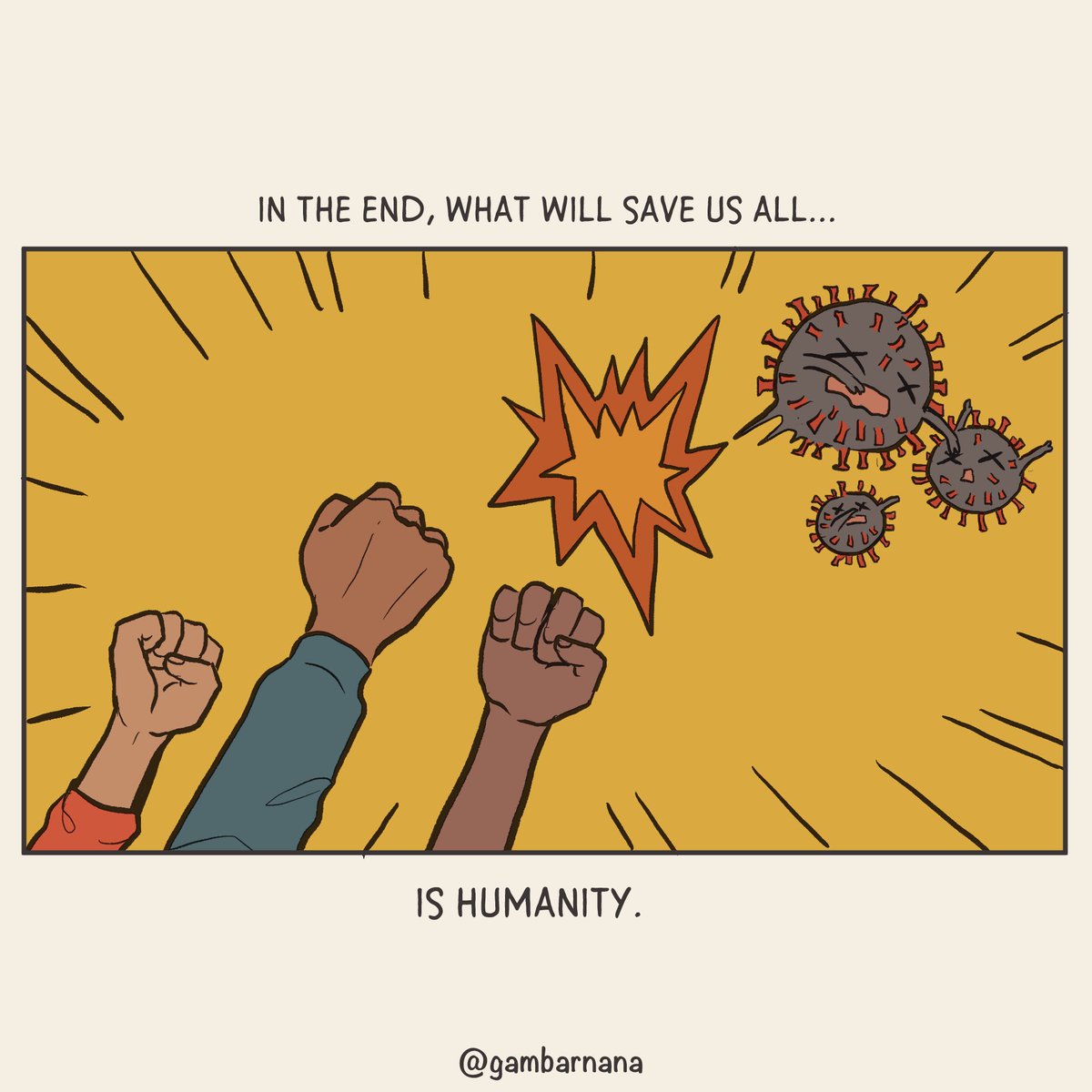 [In English]

"Above all, remember to stay human."

Inspired by tweets from @ginaSnoer, @edwardsuhadi and @emilia_ts that keep reminding us to always put humanity first in the middle of all this pandemic disaster ? 