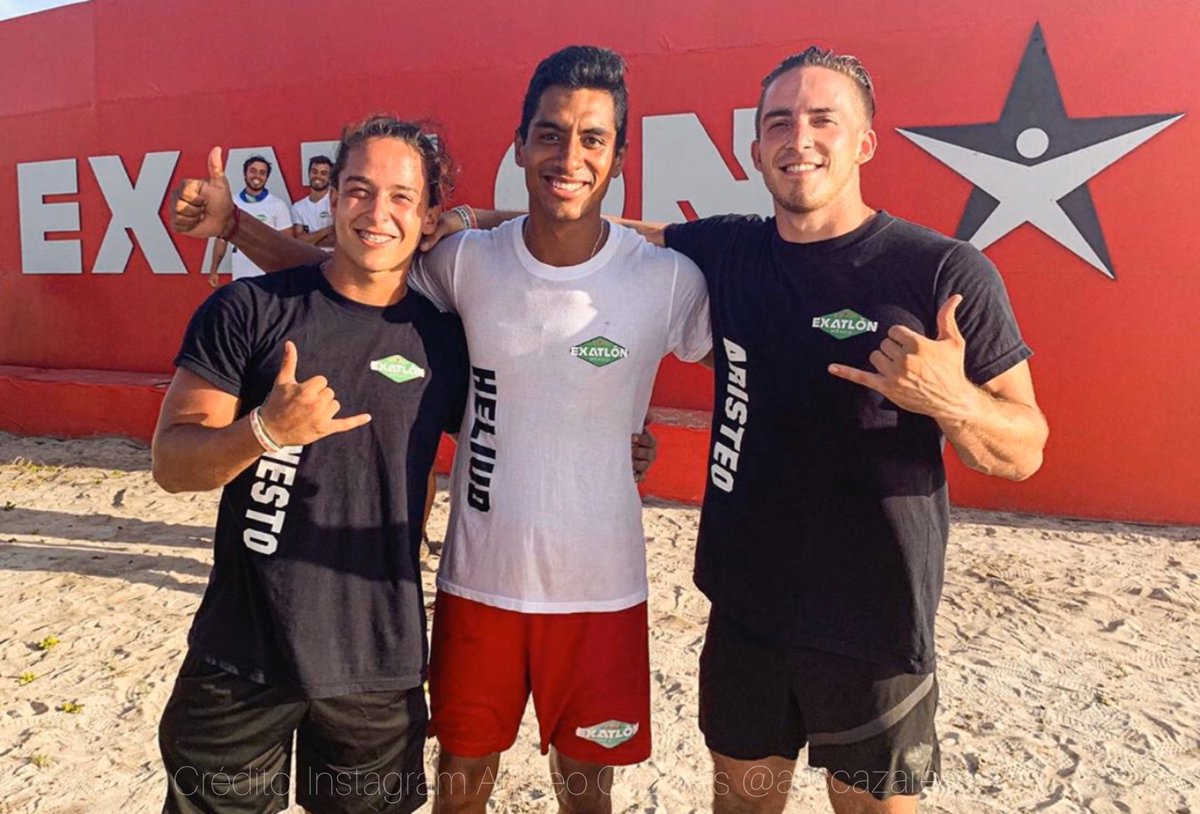 Campeones primera, segunda y tercera temporada. 🌴👊🏼 ¡Todos veracruzanos! 😱 <a href="/ErnestooCazares/">Ernesto Cázares</a>, <a href="/Ariscazares/">Aristeo Cázares</a> y <a href="/Heliud_Pulido/">Heliud Pulido 🔱🇲🇽</a>. 

#SúperFinalExatlón