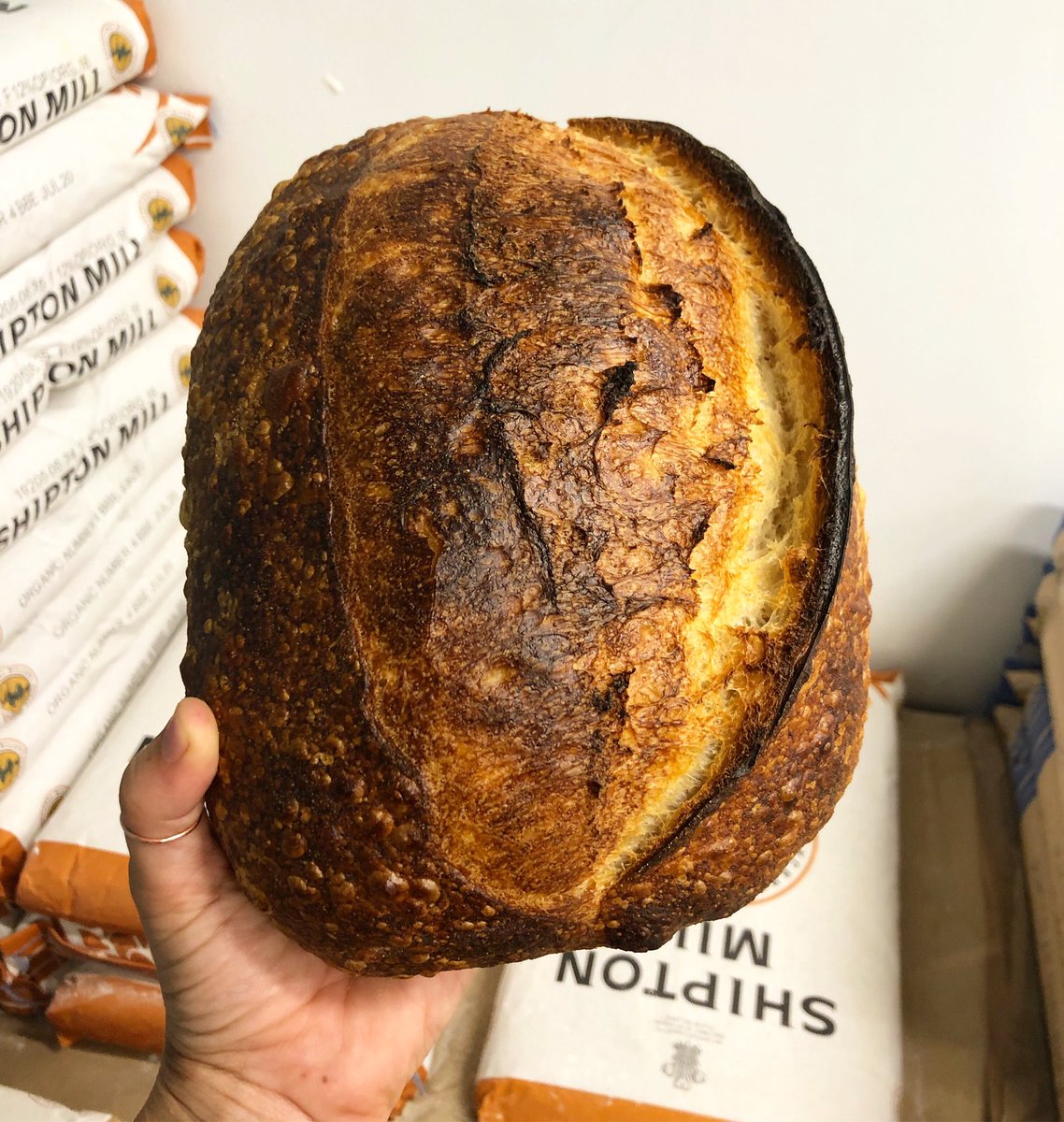 We are open today as usual for wonderful baked goods! 

   We are taking measures to keep our customers &amp; staff safe:

 - call us for pre-orders for bread &amp; pastries
 - encouraging takeaways with limited seating in the bakery
 - contactless payments only

  Thank you 🥐🥖☕️