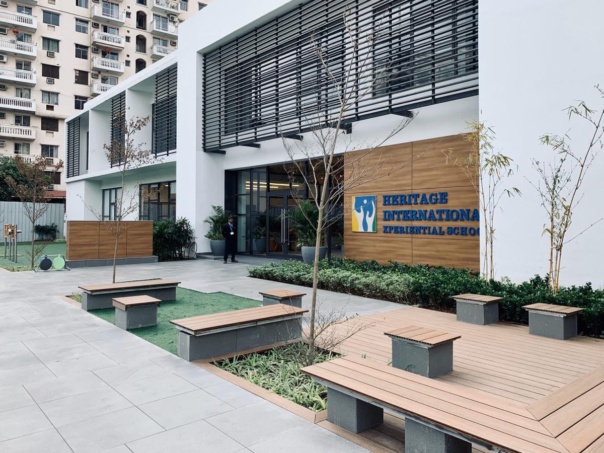 heritage_ggn's tweet photo. It was a pleasure having our first set of parents tour the new Heritage International Xperiential Junior campus at DLF Phase 5 over the weekend. We would invite others soon, as the corona situation gets better.
#designthateducates #innovativeschools #engagingclassrooms #edchat https://t.co/6Y7RVmgBZI