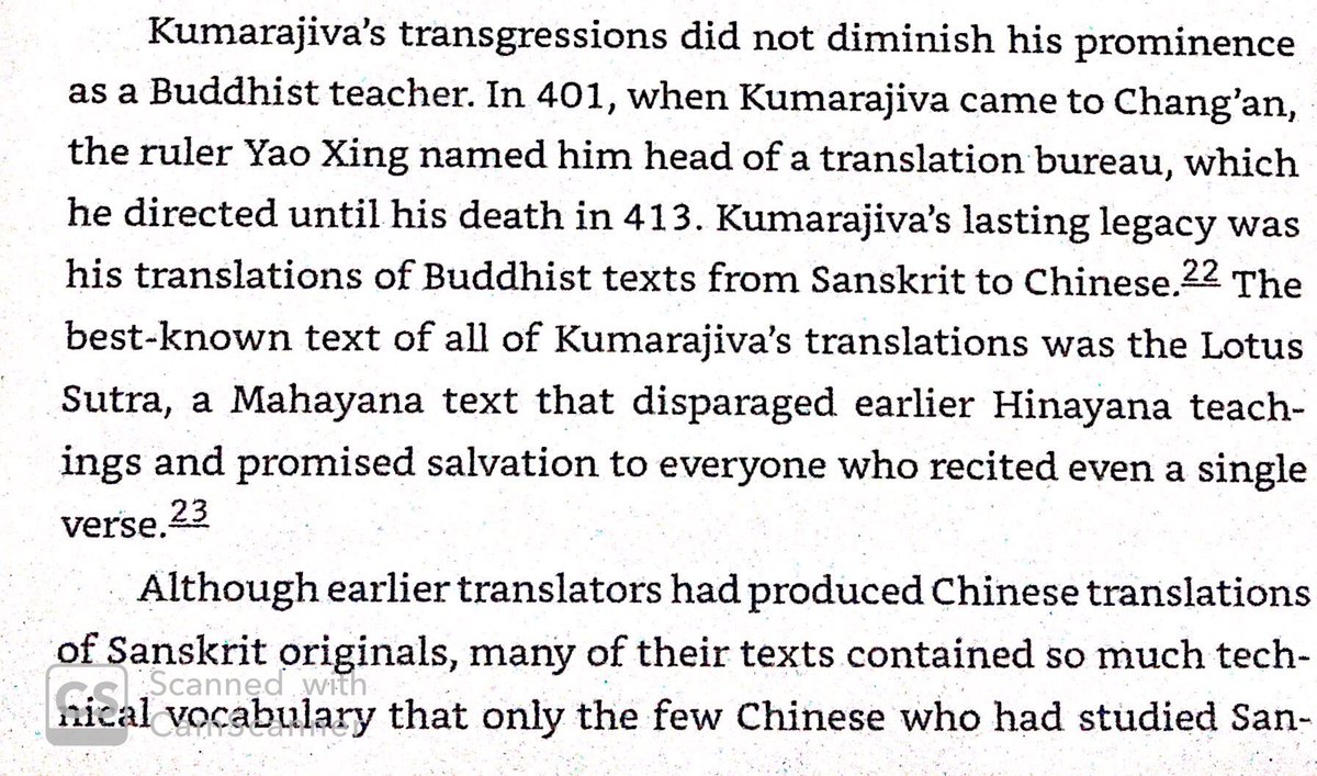 The Kucheans translated many Buddhist texts into Chinese in the early 5th Century AD. These translations proved popular.