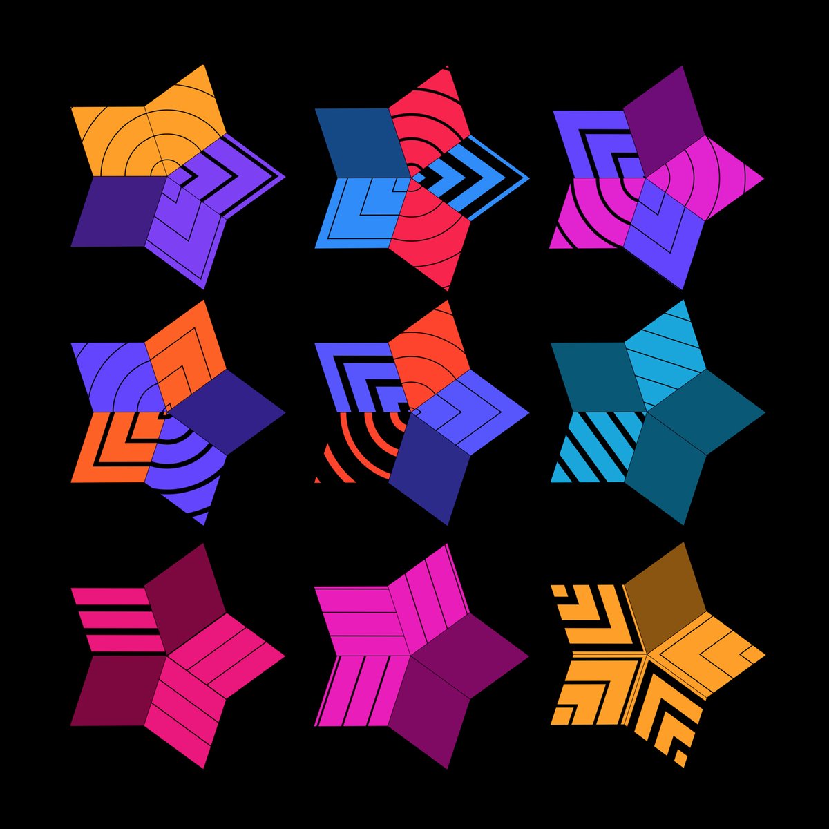 Multi sensory music graphic interface, visualising combinations of people touching each other - in graphics and in music. hakanlidbo.com/multisensorymu…