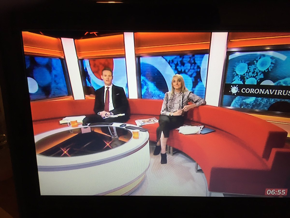 Anna12705356's tweet photo. The distance between Dan and Louise is almost as unsettling as the news in which they broadcast 😕 @BBCBreakfast https://t.co/uNXrGQiUIY