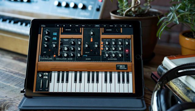 verge's tweet photo. Moog and Korg are offering synth apps for free while we’re all stuck at home https://t.co/B8cYkZKjzN https://t.co/HAs5CVmjrV