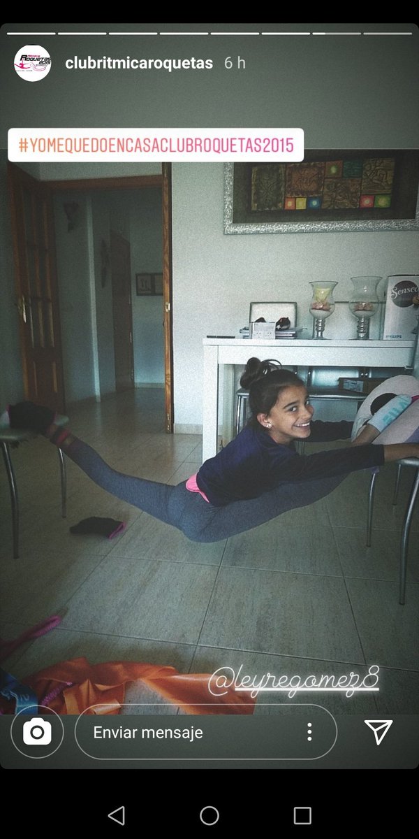 CGRR2015's tweet photo. #BuenosDiasATodos  seguimos con nuestras niñas, aguantado su #yonomepuedoquedarencasa, súper-orgullosos de nuestras niñas! Aguantad campeonas! 💪💪🤸🤸👏👏 https://t.co/PPfHexFKwt