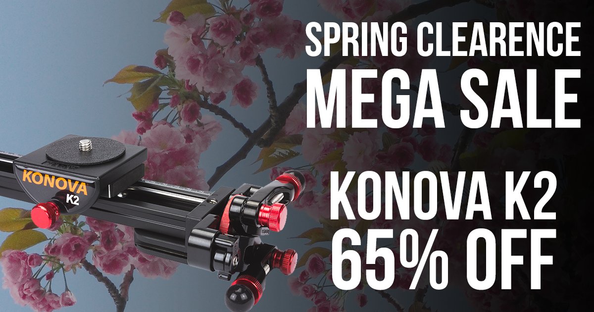 buySlider's tweet photo. Even the virus can't stop buySlider Mega Spring Sale! For instance, you can get Konova K2 with 65% off! Check all deals at >> https://t.co/yrx1nk9WN8 << #filmmaking #cameragear #buyslider https://t.co/1WcQswW5Bf