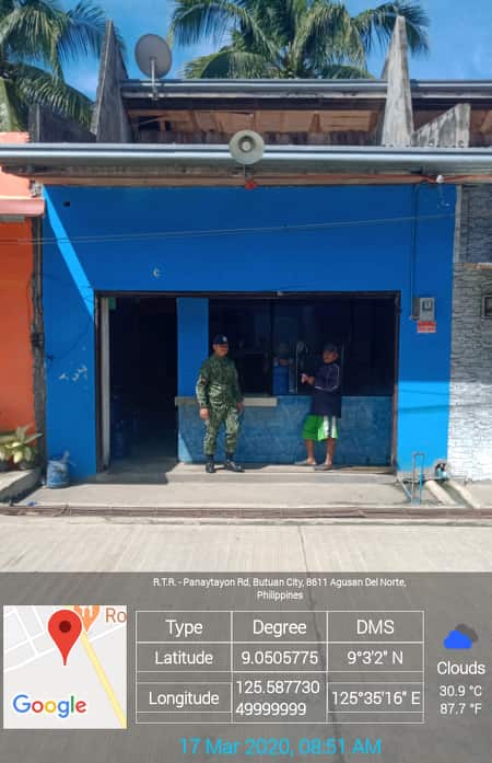 RTRMPS's tweet photo. RTR MPS personnel team led by PCMS Jeffrey B Ojao, CAD PNCO conducted establishment vsitation at water station Poblacion 2, RTR, Agusan del Norte on March 17, 2020. https://t.co/j1tbKWSC3R