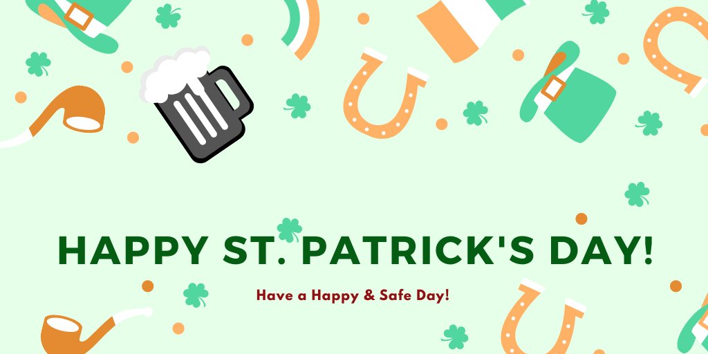 BCRComply's tweet photo. Happy St Patricks Day to everyone! ☘️☘️☘️

Although there are no parades this year, I hope you are all having a fantastic day with your loved ones and are being safe 🙏

Have a happy &amp; safe day 

#StPatricksDay #StaySafe ☘️ https://t.co/ArjBmNAtUK
