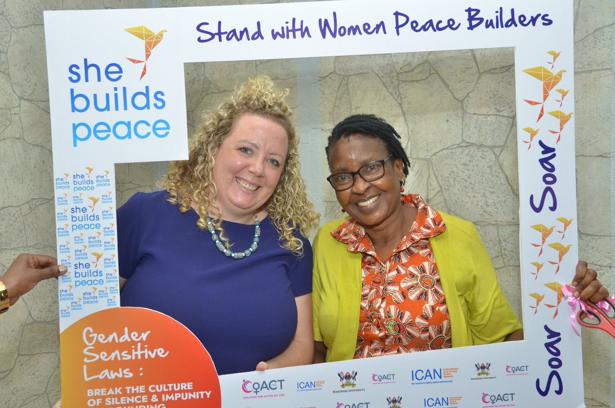 coact1325's tweet photo. #SheBuildsPeace campaign being launched in #Uganda by @clairehawkins0 from @unwomenuganda. @coact1325 appreciates you for honoring our our invitation. @SenJaffer &amp; @whatthewomensay  team, we can't thank you enough  @Chrishear1 @sharifakibs @irene_arinaitwe @ElliotOrizaarwa https://t.co/gLJZntCHiy