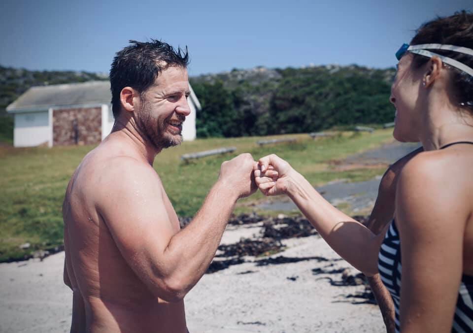 I recently had the amazing privilege of swimming around Cape Point in South Africa, where the Atlantic and Indian Oceans meet. It was a dream come true. Spent a lot of time there when I was young -  was one of my father's favorite places and where we scattered his ashes.