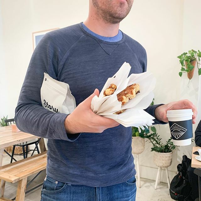 StoryCoffeeCo's tweet photo. We are open today normal hours  with take away drinks/baked goods/waffles! We get more whole bean coffee today and I will post in our stories when it comes in. We will continue to update you on hours/procedures as we assess what’s best. Thank you so much… https://t.co/2gC09FFMfk https://t.co/68T9kku2Y4