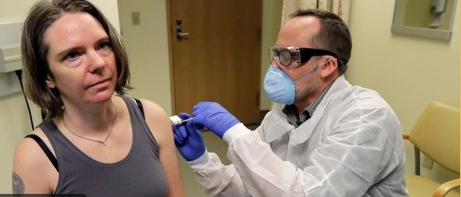 CATERINAV's tweet photo. #17Mar Habló la primera voluntaria para el estudio de la vacuna contra el coronavirus.

Jenniffer Haller recibió la inyección con un ARN mensajero que no la expone al virus. Su motivación es poder ser parte de un descubrimiento que ayude a millones de personas. Infobae. https://t.co/IIXC9uz4mA
