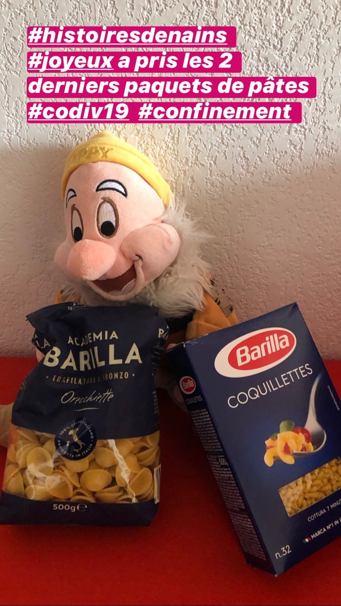 ValeriePaduano's tweet image. Histoire de nains - ma fille adore les nains et ce matin on a bien ri avec ces histoires #simplet à acheté tout le PQ  #joyeux à pris les 2 derniers paquets de #pâtes au magasin #Atchoum à la #CODIV_19 et #grincheux doit rester confiné #histoiresdenains #humour #RESTEZCHEZVOUS