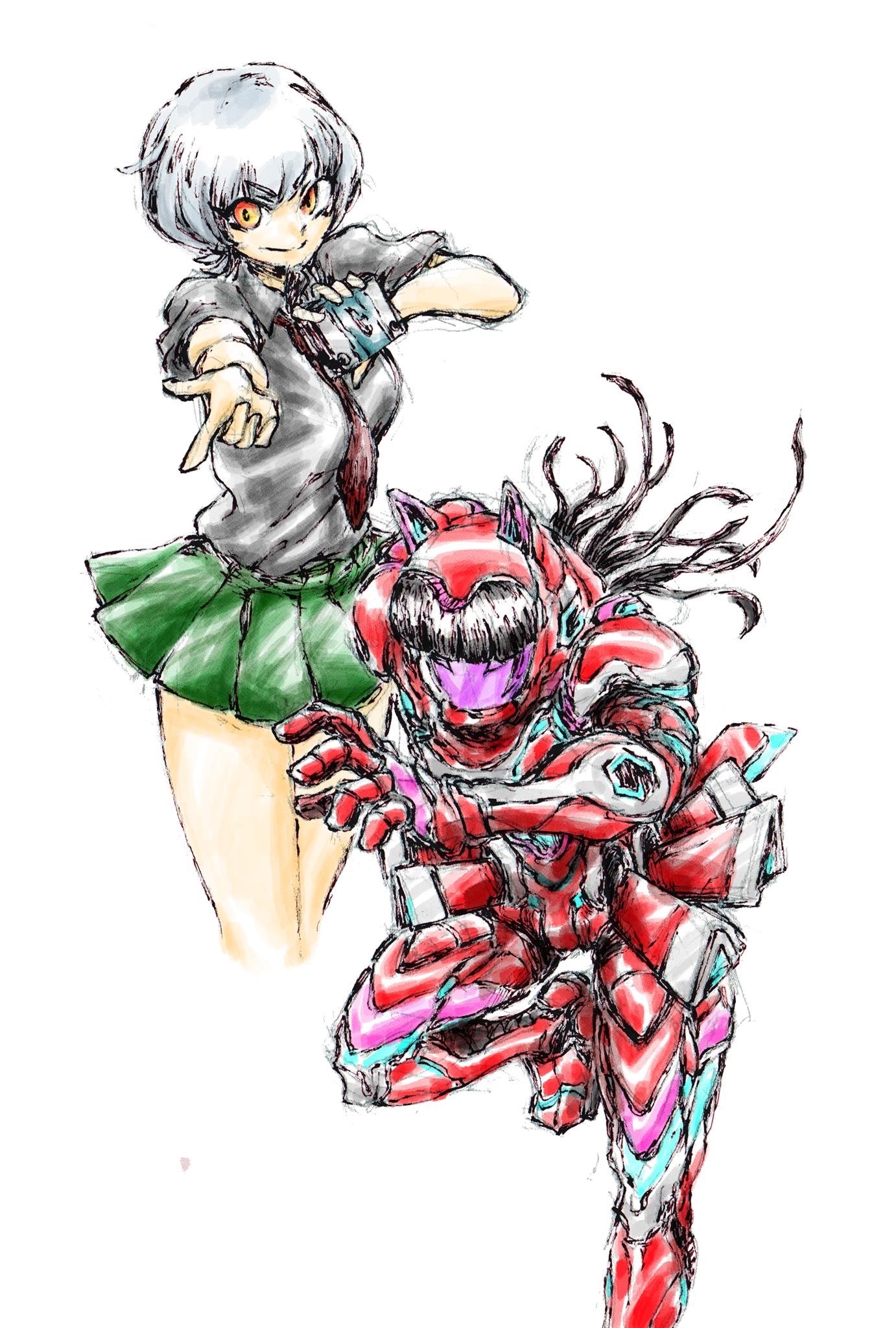 賽ノ目ﾔﾌﾞ子 Yabuko 作りました ガッチャマンクラウズinsight 三栖立つばさ T Co Efwwygawoq Twitter