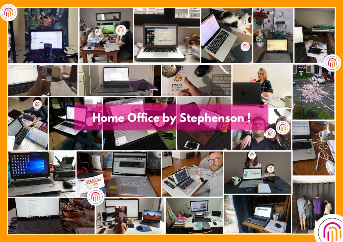 😍Séparés chacun chez soi, mais tous ensemble!😍
Fidèles à nos valeurs et nos engagements, les équipes Stephenson restent mobilisées à distance💪Le Home Office by Stephenson !
Restons connectés mais #RestezChezVous &amp; #PrenezSoinDeVous ! 😘❤️
#solidarité #espritdequipe #covid19