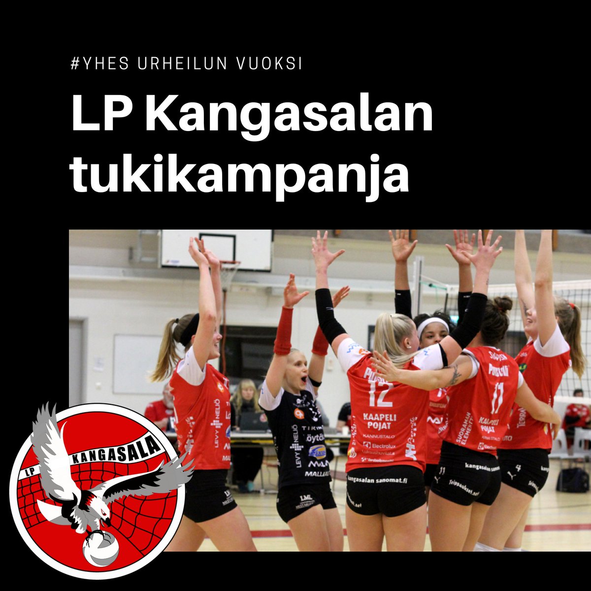 Kohtaamme taloudellisia haasteita, joiden edessä haastamme kaikki #YHES osallistumaan LP Kangasalan tukikampanjaan ❤🖤

Ohjeet meidän Facebookissa: facebook.com/14666327877452…

Kiitos osallistumisesta ❤🖤
#YHES #LPKangasala #mestaruusliiga #lentopallo #COVID2019