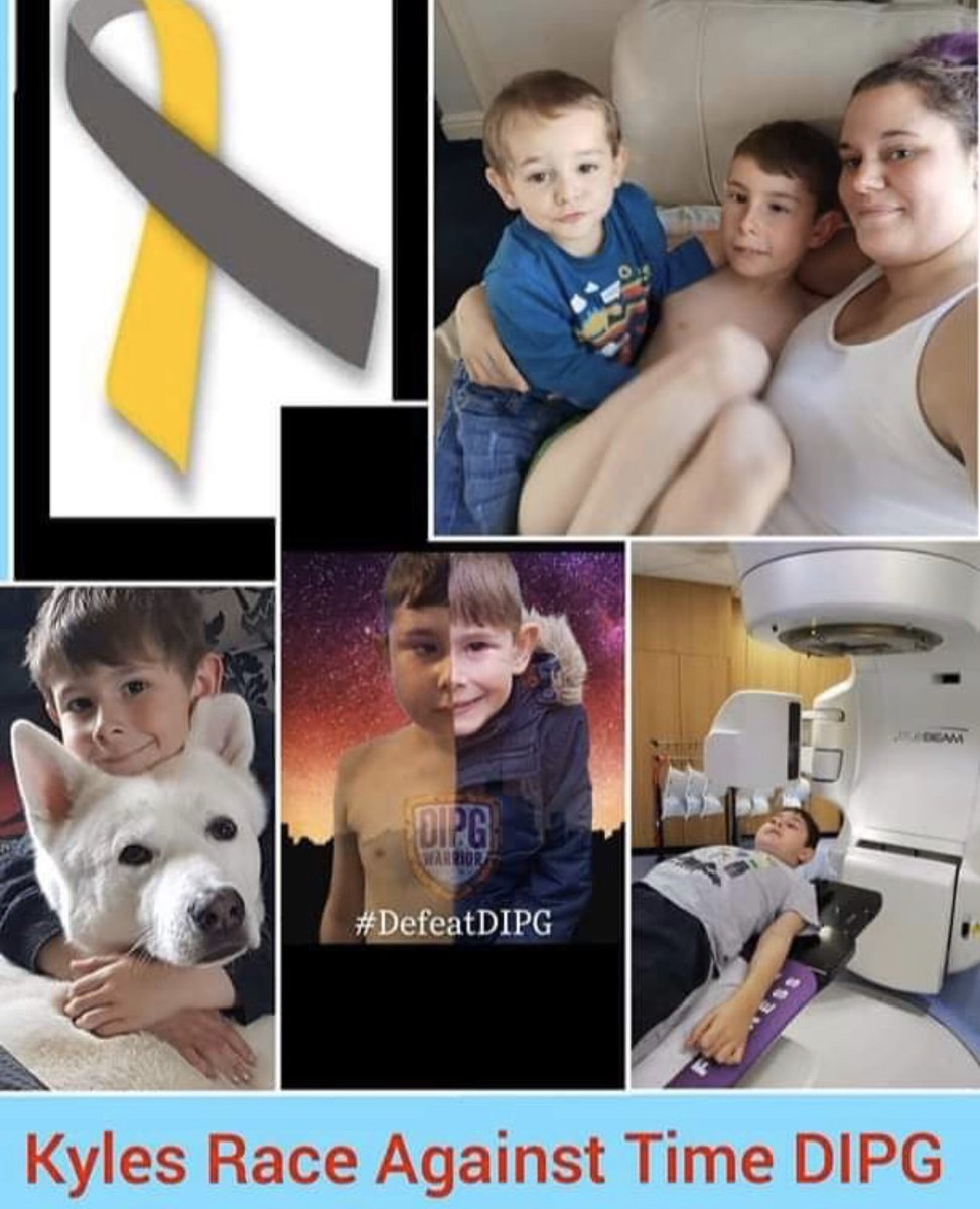 DebbieEpsly's tweet image. Kyle 8 diagnosed with deadly #DIPG in Sept 19, he was given 12 mnths to live.
He has to seek treatment abroad as NONE available in the UK.
This is NOT acceptable! 
Please support Kyle with a RETWEET &amp;amp; please sign &amp;amp; share the petition to force a change.
petition.parliament.uk/petitions/3000…