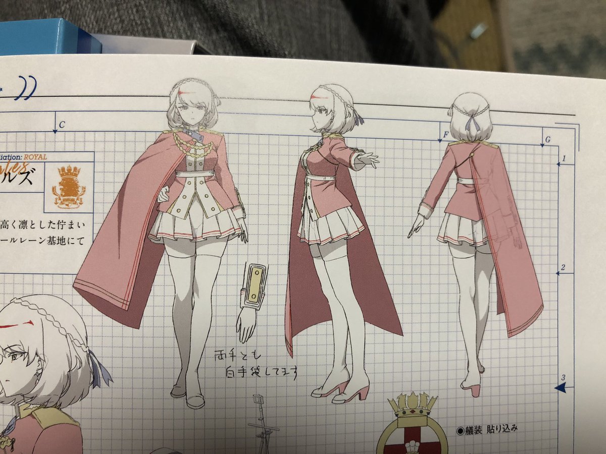 リリマリ ブレスト鯖 ブルーレイ特典の設定資料 立ち絵がみんな透けてていいよね アズレンアニメ アズールレーン T Co Uxhl6bousm Twitter