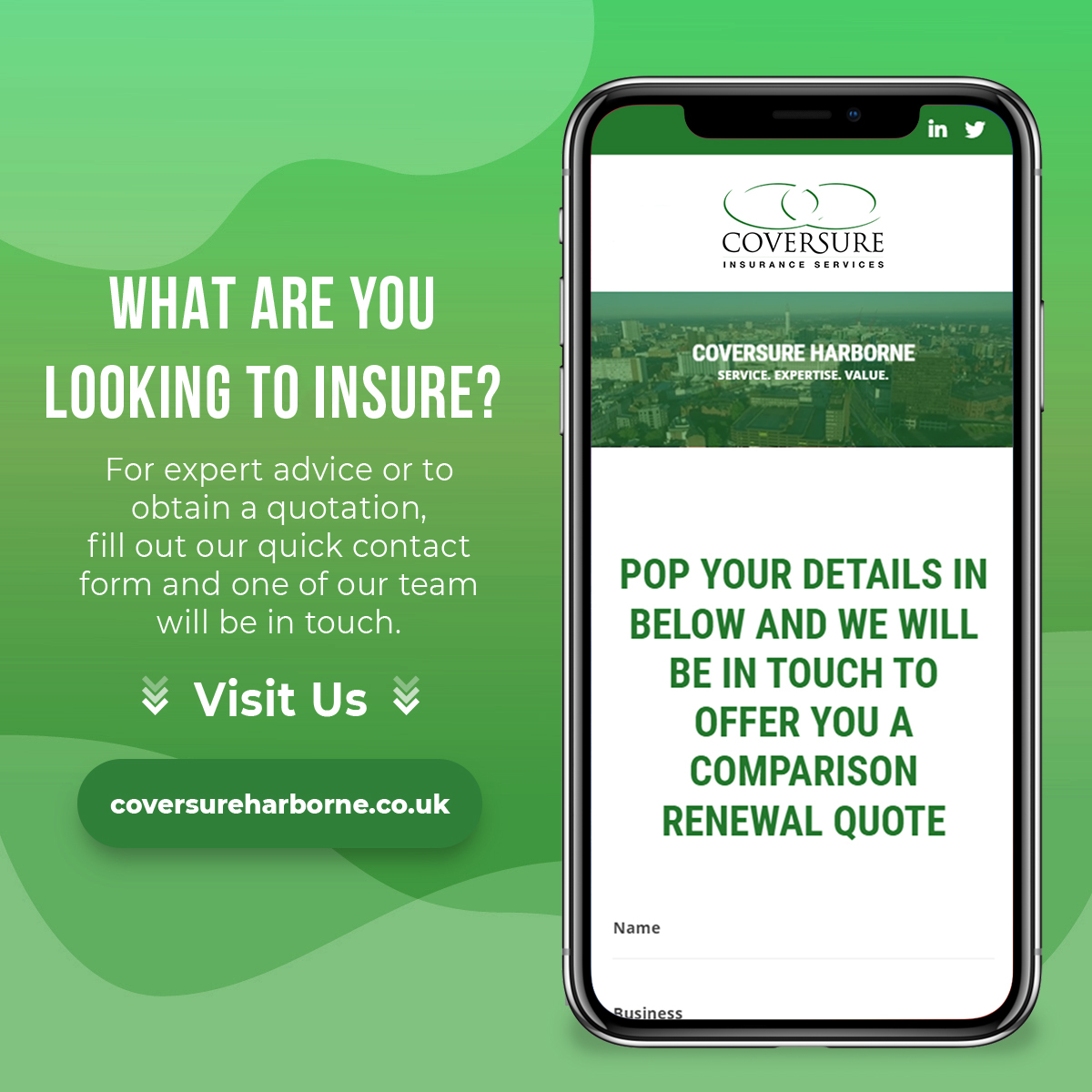 Coversure, Solihull tweet media