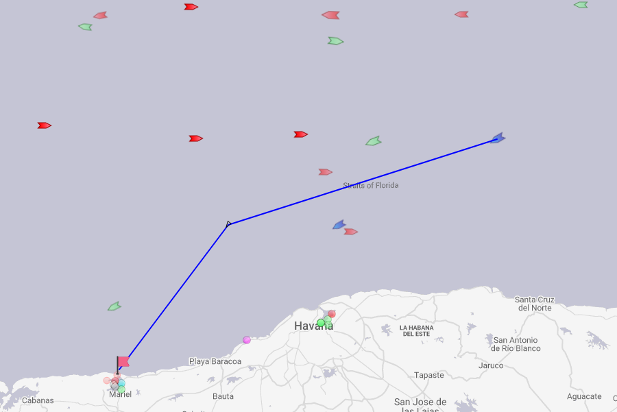 simple_flying's tweet photo. British Airways is currently flying three Boeing 777s to Havana. The flights are the first to be operated to Cuba by the British flag carrier's 777s in 20 years. Images: @British_Airways, @flightradar24, @MarineTraffic

https://t.co/87WB92jfrz https://t.co/A7DukCbEMQ