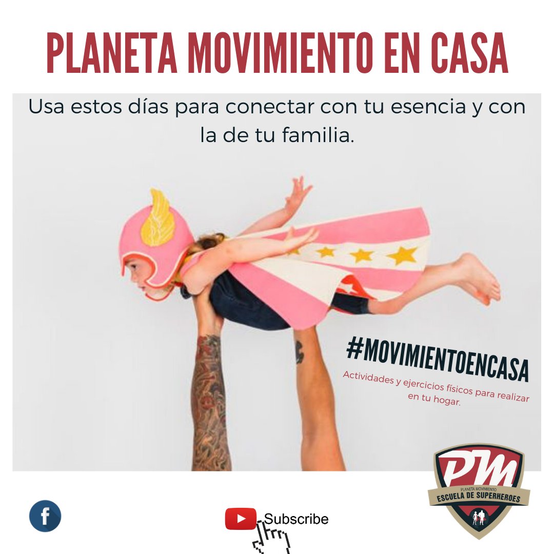 🦸‍♀️ Como no puede ser de otra forma, PLANETA MOVIMIENTO EN CASA 🥳🎪 a partir de hoy subiremos contenido online al canal de Youtube, Instagram y demás redes sociales 😍 #movimientoencasa #planetaencasa