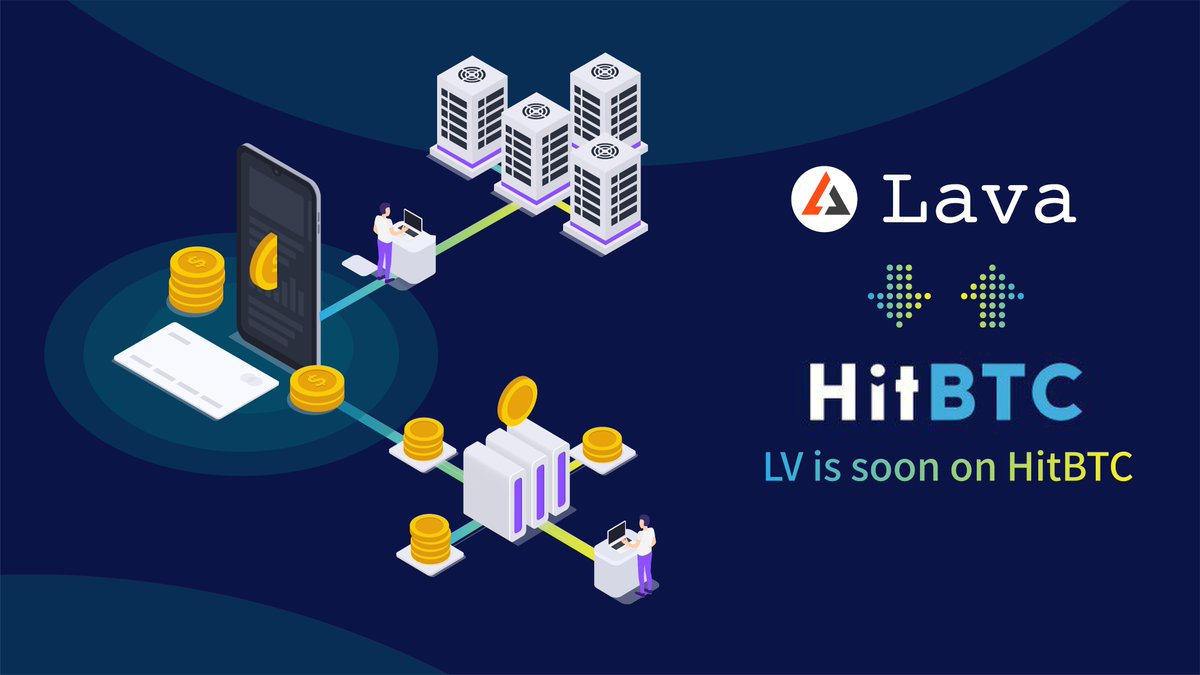 LavaConsortium's tweet photo. We are excited to announce $LV listing is going live on @hitbtc exchange soon! Thank you HitBTC for supporting #Lava. HitBTC is a No.1 exchange in the world by the real liquidity according to CMC: https://t.co/gQbwyGCKCW

Please stay tuned!

#Lava #HitBTC #listing  #Announcement https://t.co/J1fLYMeuTZ