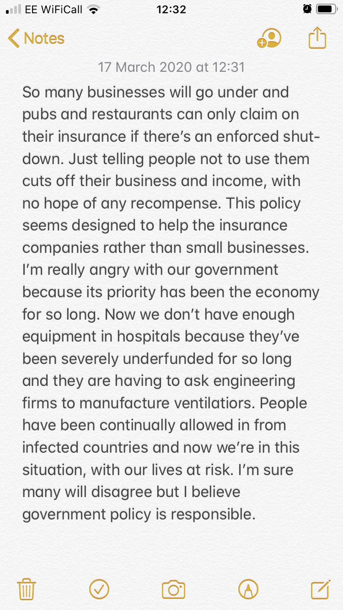 JulieEBull's tweet image. I don’t often make #politicalcomment here but feel so strongly about all of this. Our #government has left us all exposed to #coronavirus #COVID-19 and those at greatest risk are in danger as a direct result of #policy #BorisJohnson #NHS #healthcare #Hospitals #care #vulnerable