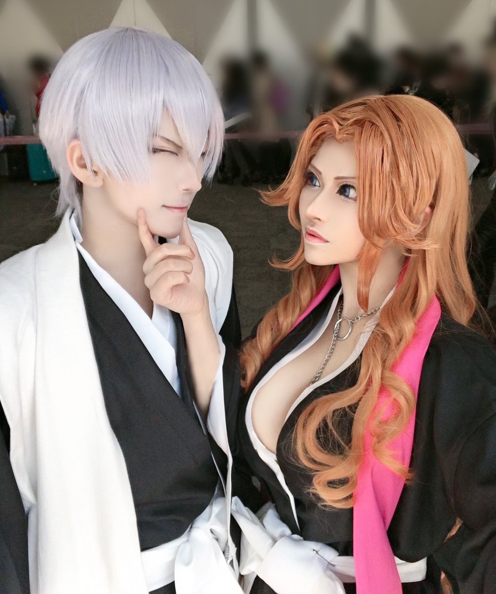 Rt Tamago Noa Othu Cosplay Bleach ギン乱 幼馴染 市丸ギン Pon 松本乱菊 のあ 写メなので未反転です Rt Tamago Noa Othu Cosplay Bleach ギン乱 幼馴染 市丸ギン Pon 松本乱菊 のあ 写メなので未反転です