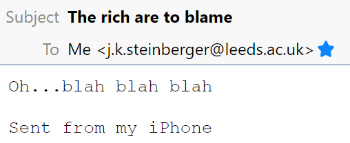 PPS: 4am first email from the fan club with some truly trenchant criticism, lol. No, honey, not blah blah blah: data, data, data.