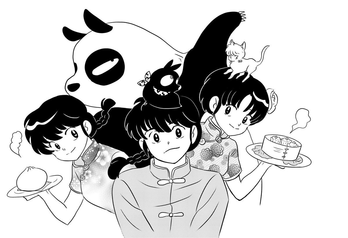 見ないで描いたるーみっく
らんまとうる星(∩'∀`∩)?
懐かし! 