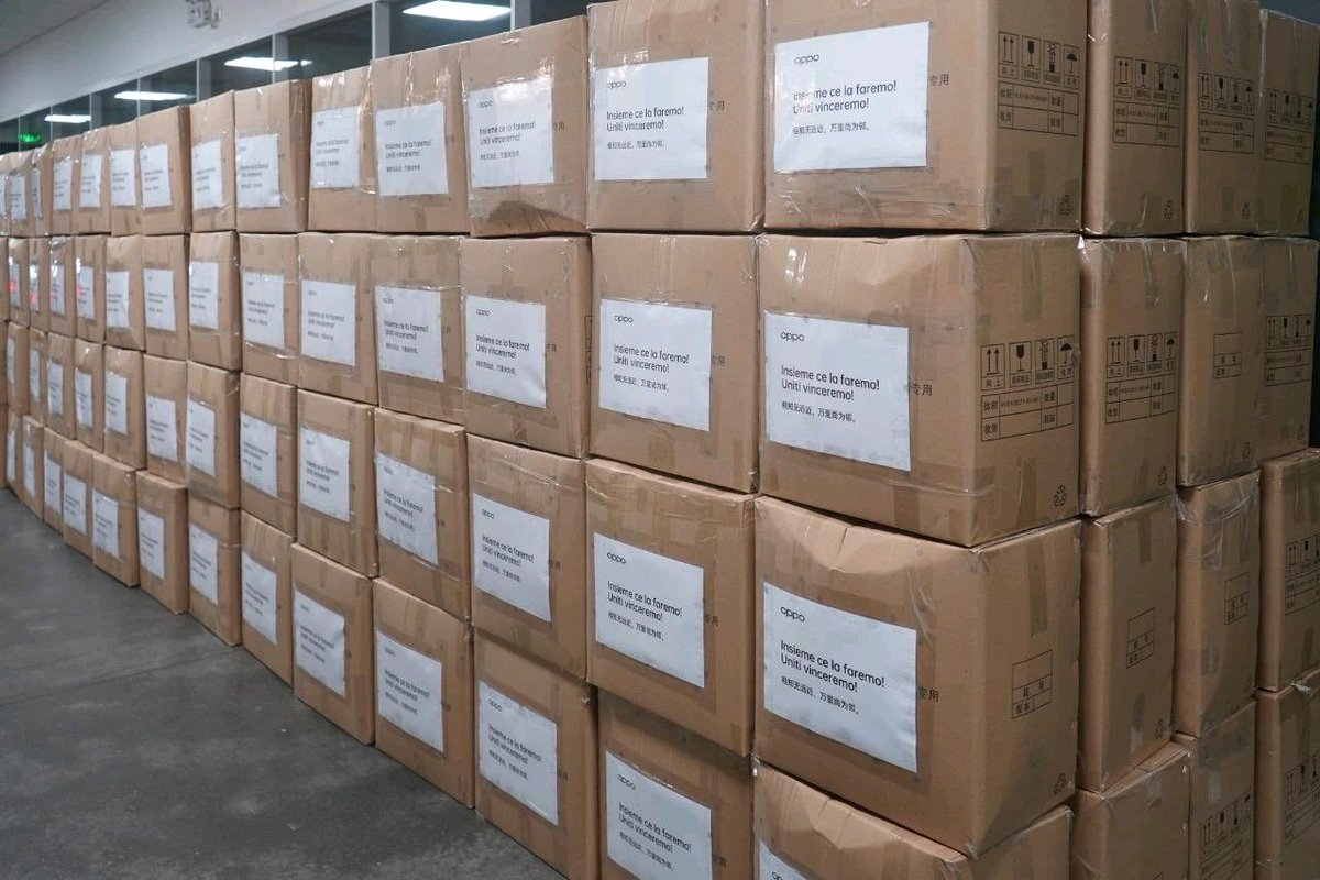 OPPOEspana's tweet image. #OPPONews 
300.000 mascarillas ya vienen de camino a España, Italia, Francia y Japón.
Con está donación queremos apoyar al servicio sanitario que tanto está haciendo por nosotros.
Juntos pararemos el virus.
#YoMeQuedoEnCasa