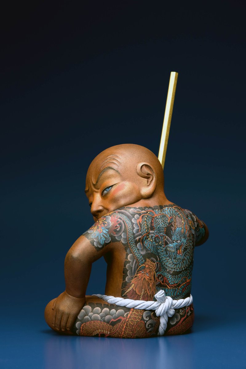 任侠坊 ＃木彫 ＃籔内佐斗司