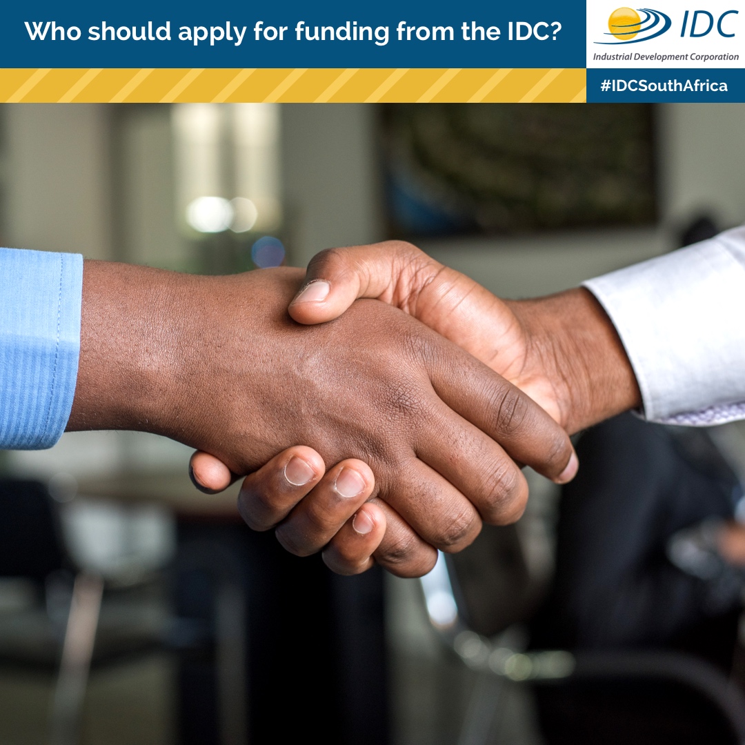 IDCSouthAfrica's tweet photo. We offer funding to start- ups, existing operations looking to expand or modernise production capacity &amp; previously disadvantaged individuals with emphasis on Women and the youth with business projects. Visit:https://t.co/GiS8tjG4m3 https://t.co/y2muaZT4yt