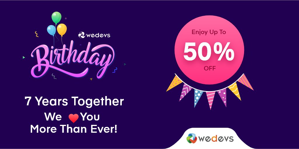 weDevs's tweet image. Are you looking to supercharge your small business -- eCommerce or startups? Try weDevs’ premium plugins | #Dokan_Multivendor  #WP_Project_Manager #WP_User_Frontend  #WP_ERP #Happy_Addons

wedevs.com/coupons/
