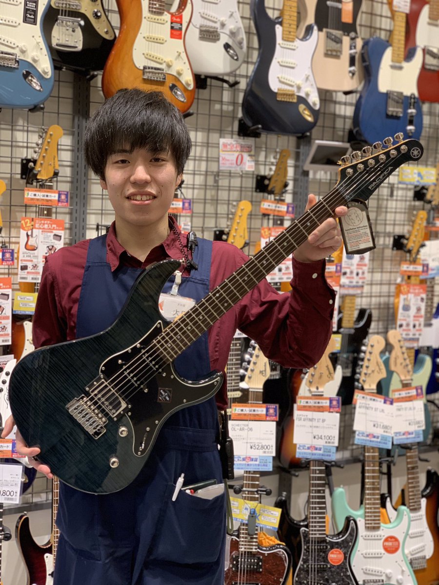 島村楽器 イオンモール大日店 Twitterissa エレキギター ヤマハより大人気シリーズ Pacifica 612が再入荷いたしました インディゴブルーと木目がサイコーにカッコいいです T Co Uh4qs6wrli Twitter