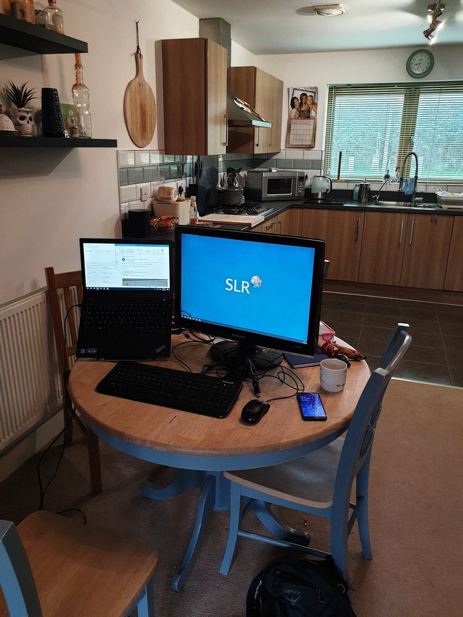 OliPackwoood's tweet photo. Day 1 of isolation in a shared occupancy house: working from kitchen https://t.co/vGWzB9VKtt