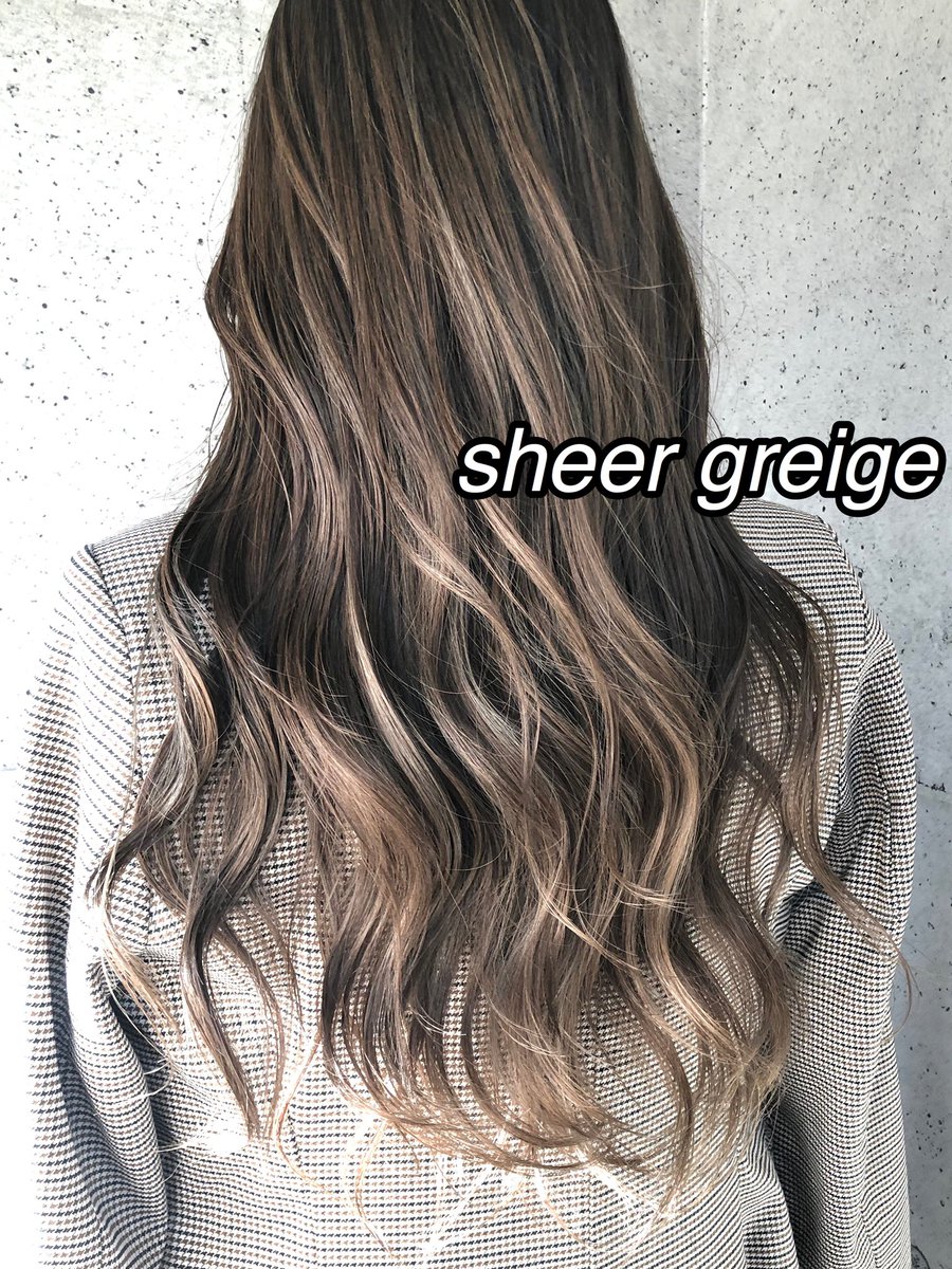 ハイライト ミルクティーベージュ ブリーチなし カット カラー トリートメント 井坂指名のみ 5940円 カット カラー トリートメント 7980円 カラー トリートメント 6900円 平日限定カット ハイライト オールカラー円 当日予約