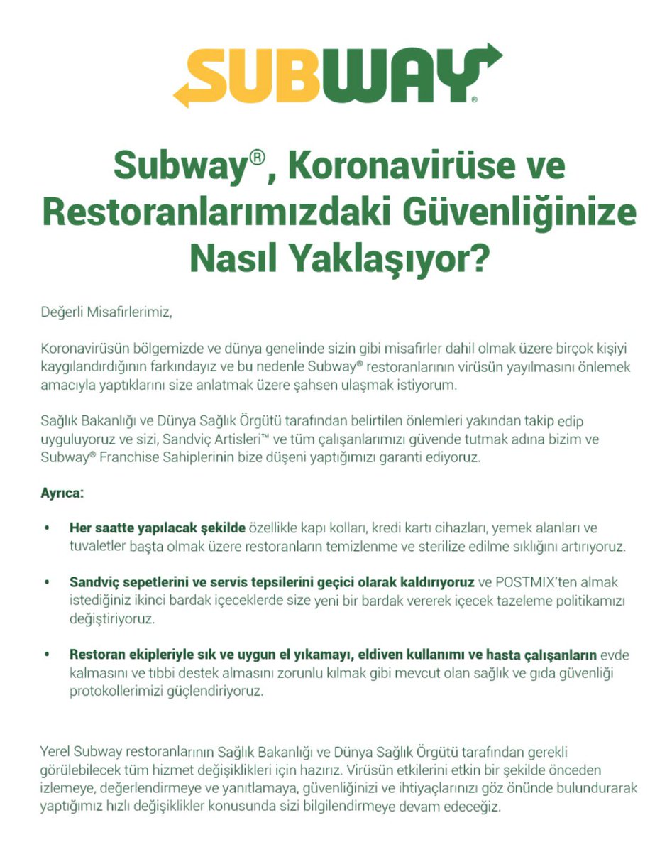 Subway Eskişehir tweet media