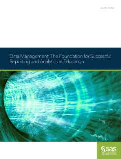 AtrDavies500's tweet photo. Management Data Management is the foundation for analytics. Read this white paper to see how 11 education institutions are using data management to support student success. @SASsoftware #highered #edtechData https://t.co/Gd0OvFSAn5 https://t.co/0adLtK755c