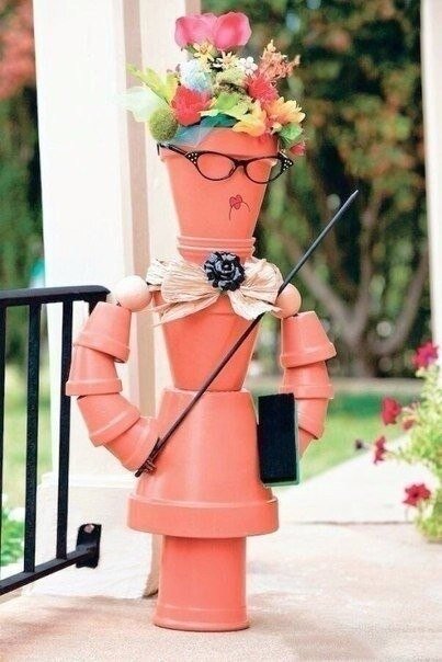gorodunet's tweet image. Забавные садовые фигурки из цветочных горшков

#своимируками #садовыефигуры #изцветочныхгоршков #креатив