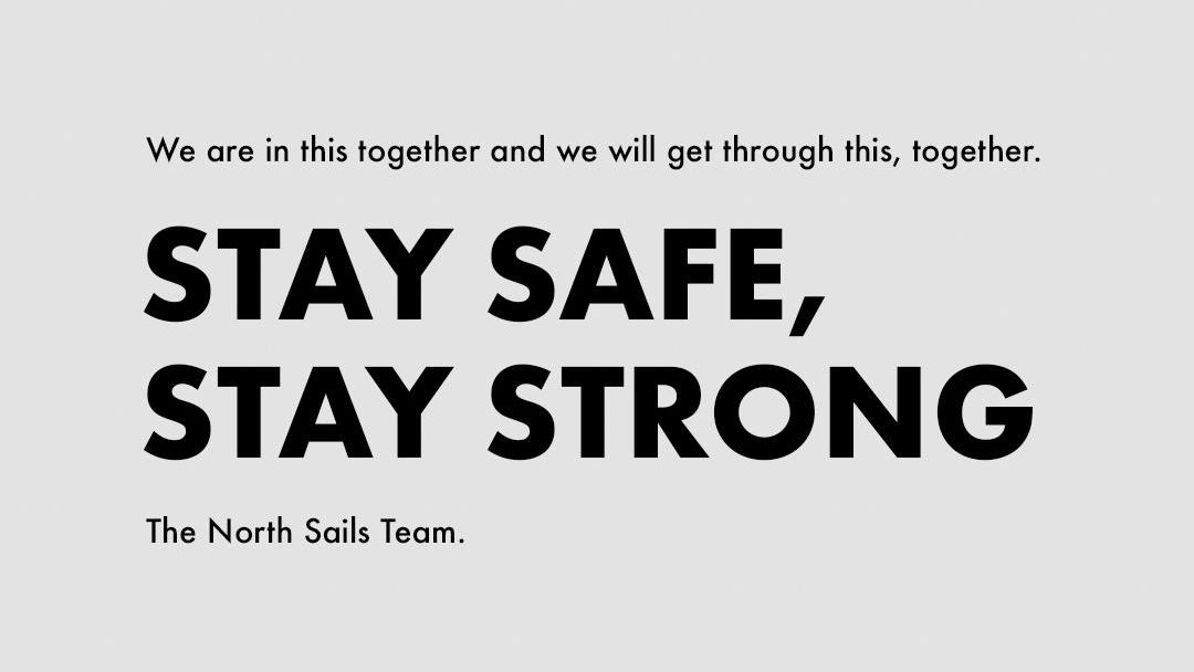 NorthsailsC's tweet photo. Dear North Sails community,

As COVID-19 spreads, we're taking all safety measures to protect our employees &amp; customers. All our stores will remain closed until further notice. We encourage all to continue doing what we can to stay safe.

With love, your North Sails Family. https://t.co/fcuVRBuKfP