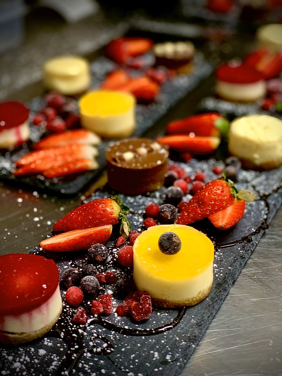 Add a little colour to your next visit to Renoufs with our indulging Tasting Flight of mini cheesecakes.

#renoufs #cheesecake #cheeseandwine