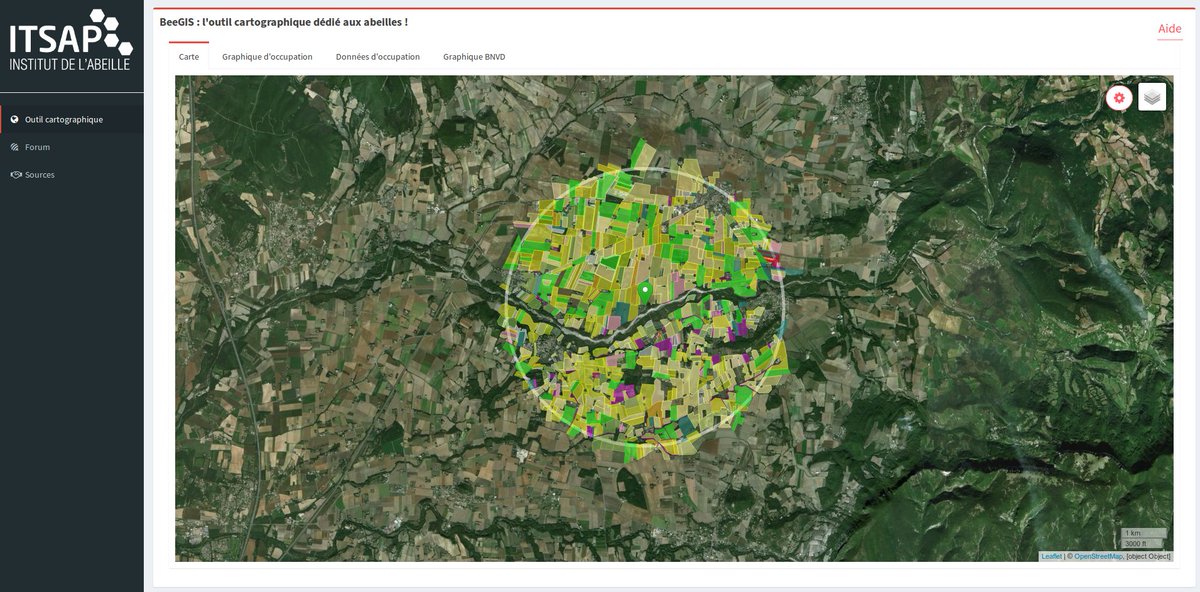 AlexDangleant's tweet image. BeeGIS - Une application pour découvrir les parcelles cultivées dans l'aire de butinage de vos ruchers : 
appli.itsap.asso.fr:3838/beegis/
#Apiculture #Abeilles #Itsap #assolement