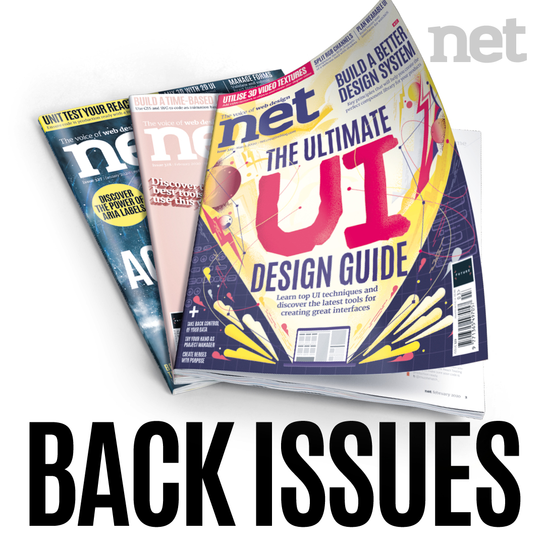 netmag's tweet photo. WANT A COPY OF #NETMAG? But don't want to leave the house. You can order print issues and get them delivered to your door. #webdesign #webdevelopment #webdev #HTML #CSS #javascript https://t.co/t5u2t0fCyd