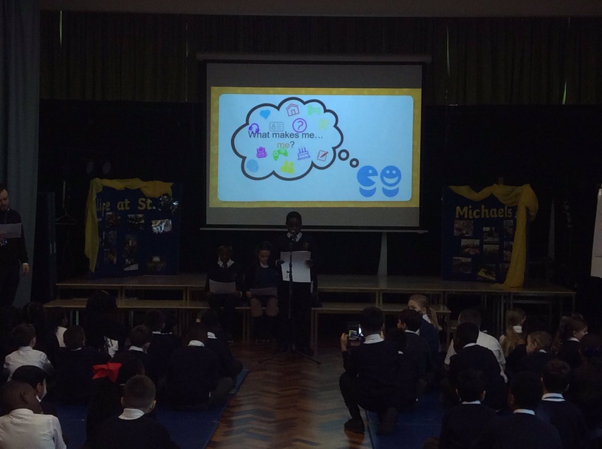 HighflyersStm's tweet photo. Internet safety day kicks off with an assembly - the children are being asked about their online identity! #STMAssembly #STMInternetSafetyDay2020 https://t.co/FzGrzlg1a5