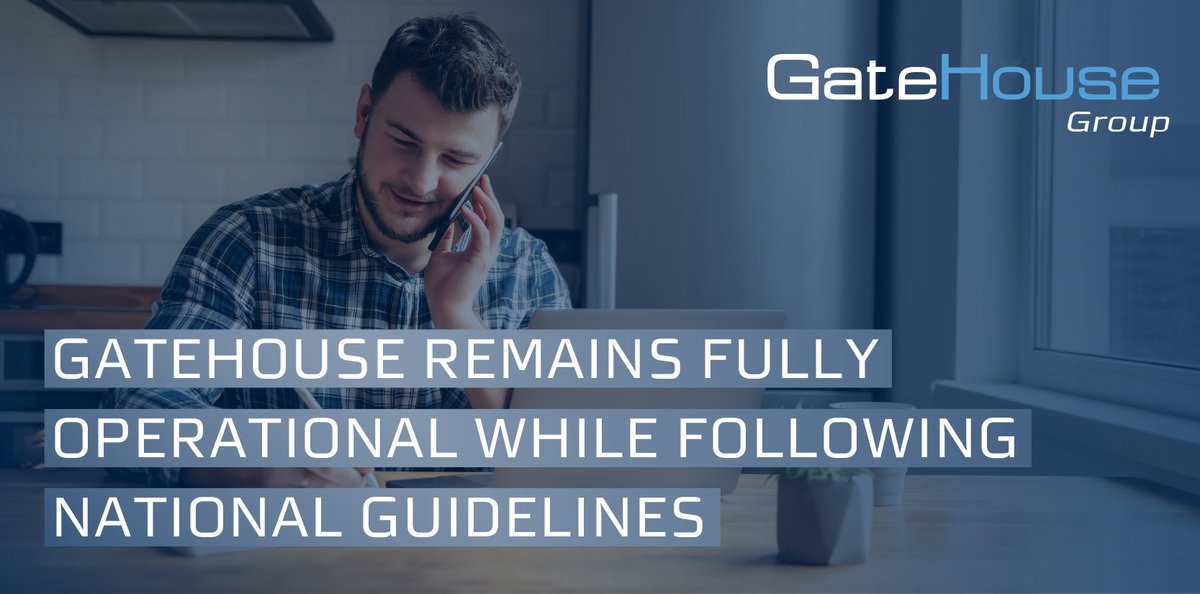GateHouse remains fully operational while following national guidelines. Read our statement here:  gatehouse.dk/covid19/ #Coronavirus #COVID19